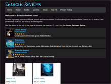 Tablet Screenshot of eclecticreviews.com